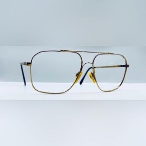 Vintage Marcolin Gold Pilot Sunglasses Frames Only